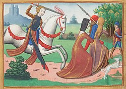 Juana de Arco expulsa a las prostitutas del ejército