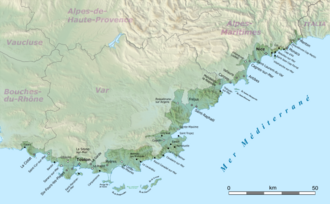 Detalle cartográfico o gráfico de la región