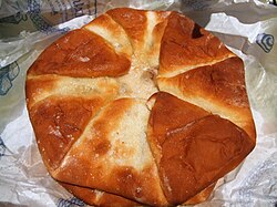 Refollau tradicional de la localidad de Ayerbe