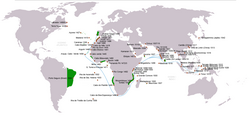 Rutas portuguesas en el Océano Índico