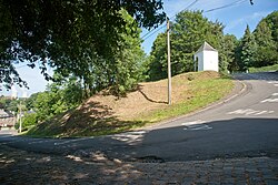 Vista de la subida al Muro de Huy