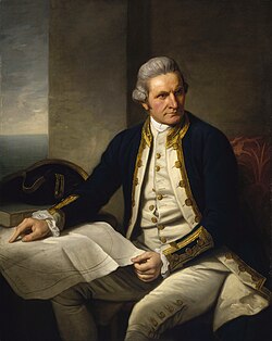 Retrato del capitán James Cook