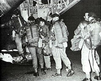 Paracaidistas belgas en el Congo