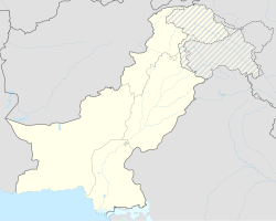 Mapa de Islamabad en Pakistán