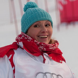Mariya Butyrskaya durante una competición