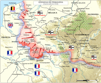 Representación cartográfica y datos generales de la Kaiserschlacht