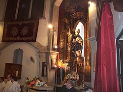 Interior de la Casa Natalicia de San Vicente Ferrer en Valencia