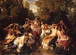Pintura Florinda de Franz Xaver Winterhalter