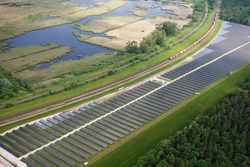 Parque solar fotovoltaico en Bruhrain