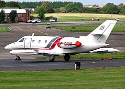 Aérospatiale Corvette en vuelo