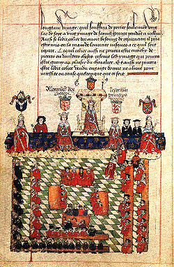 El parlamento inglés frente al rey, c. 1300