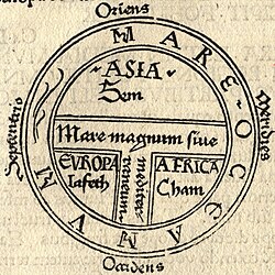 Ejemplo histórico de un mapa de T en O