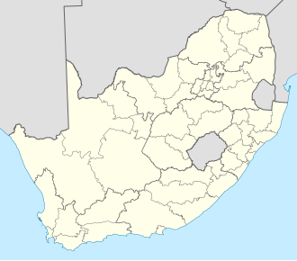 Mapa de los distritos municipales de Sudáfrica