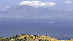 Paisaje del estrecho desde la provincia de Cádiz