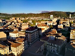 Vista general de la zona este de la ciudad de Terni