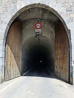 Entrada del túnel