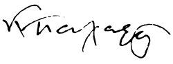 Firma de Kostís Palamás