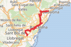Esquema cartográfico del trazado de la Línea 1