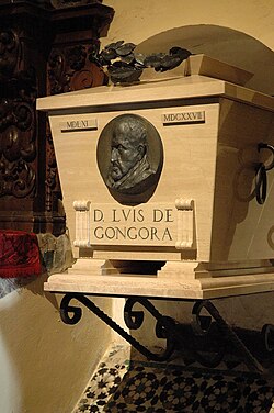 Tumba de Luis de Góngora en la Mezquita-catedral de Córdoba