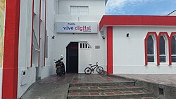 Fachada del Punto Vive Digital y Casa de la Cultura en Andalucía