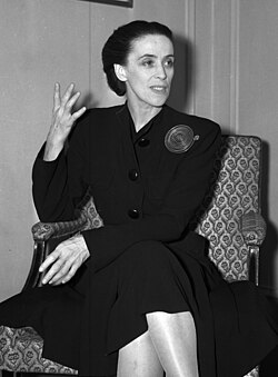 Fotografía de retrato de Martha Graham