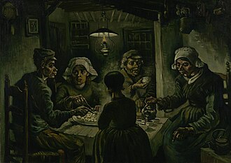 Los comedores de patatas, cuadro de Vincent van Gogh