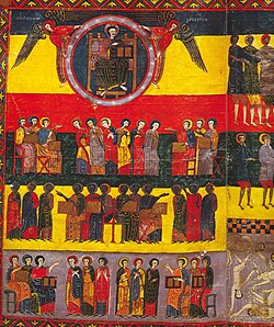 Miniatura medieval procedente de un manuscrito