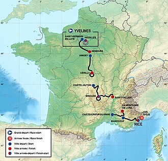 Ciclistas disputando una de las jornadas de la competición