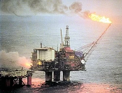 Plataforma petrolífera en el yacimiento de Statfjord