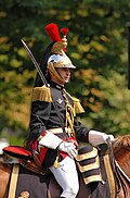 Oficial Subalterno de los Gendarmes de a caballo de los Dragones
