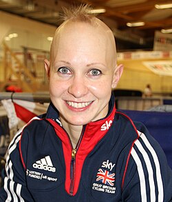 Fotografía de la deportista británica Joanna Rowsell-Shand
