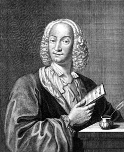 Grabado de Antonio Vivaldi