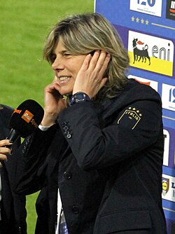 Milena Bertolini, entrenadora de la selección italiana