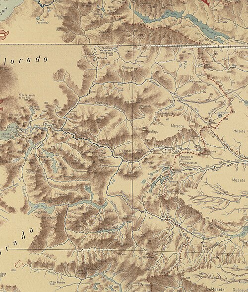 Mapa histórico de la cuenca