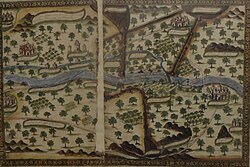 Mapa histórico de división de términos
