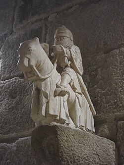 Caballero medieval, capilla de los Ferreiros