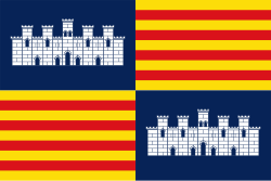 Mapa histórico de los dominios del Reino de Mallorca