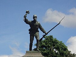 Monumento a Juan Santamaría en el parque homónimo
