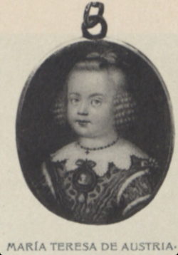 La infanta María Teresa durante su infancia