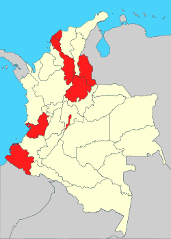 Tabla informativa sobre la población gitana en Colombia