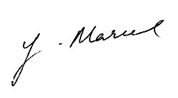 Gabriel Marcel en un entorno de estudio