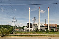Awirs, la central eléctrica Electrabel