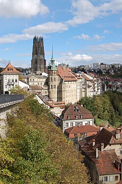 Vista general de la ciudad de Friburgo