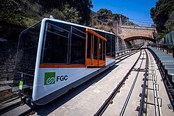 Funicular de Vallvidrera y sus estaciones principales