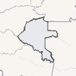 Mapa del departamento del Vaupés