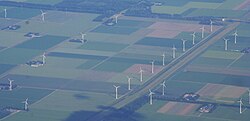 Vista aérea del Flevopólder