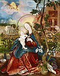 Virgen de Stuppach pintada por Grünewald