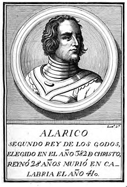 Datos biográficos principales de Alarico I según registros históricos