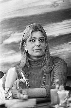 Melina Mercouri fotografiada en 1968.