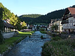 Río Schiltach a su paso por la localidad homónima